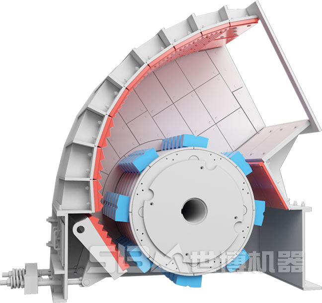 擺錘式大型石料破碎機(jī)結(jié)構(gòu)圖
