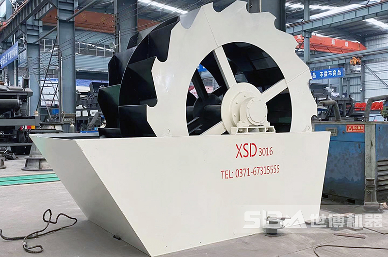 河南鄭州世博洗沙機制造廠車間圖