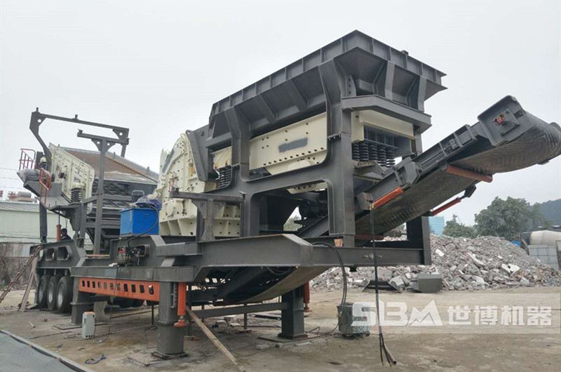 建筑垃圾多機(jī)組合破碎機(jī)，反擊破移動(dòng)破碎機(jī)