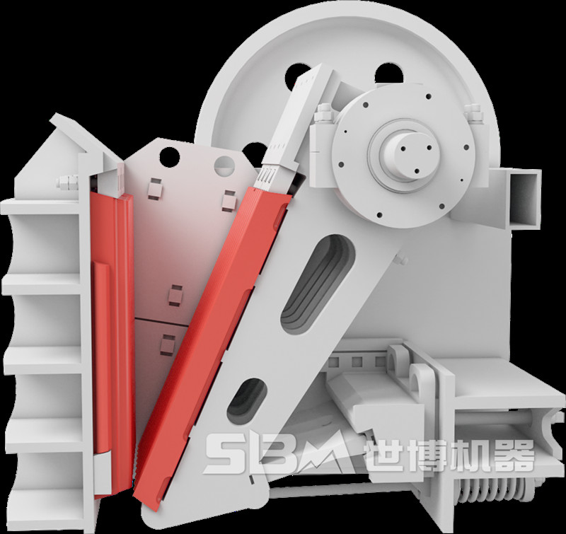 顎破結(jié)構(gòu)圖，直觀看46破碎機如何調(diào)粗細(xì)