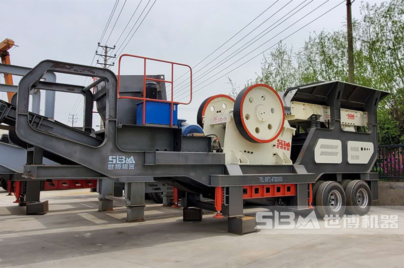 顎破移動破碎站，移動石子破碎機(jī)