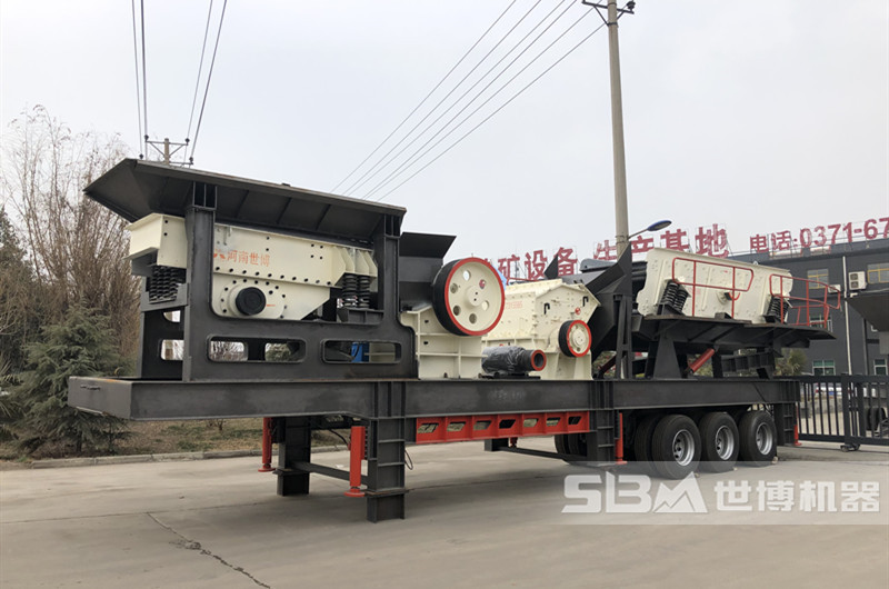 輪胎式移動破碎站，移動石子破碎機(jī)