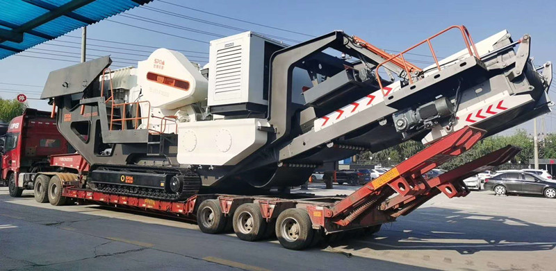 世博新型移動破碎機(jī)發(fā)貨圖