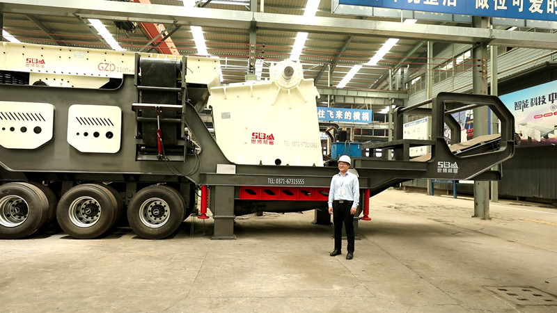 移動石子碎石機，可移動可定制