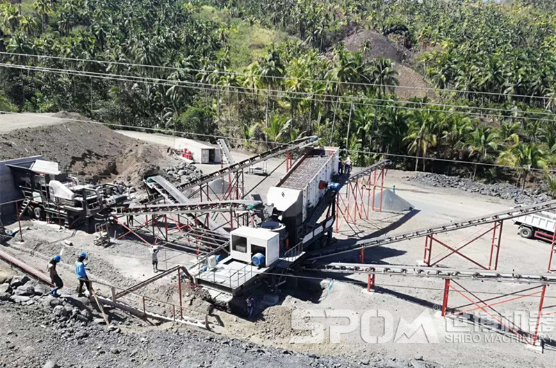 移動式破石子生產(chǎn)線