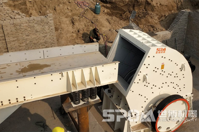 重錘破碎機，能破碎二十公分石英石