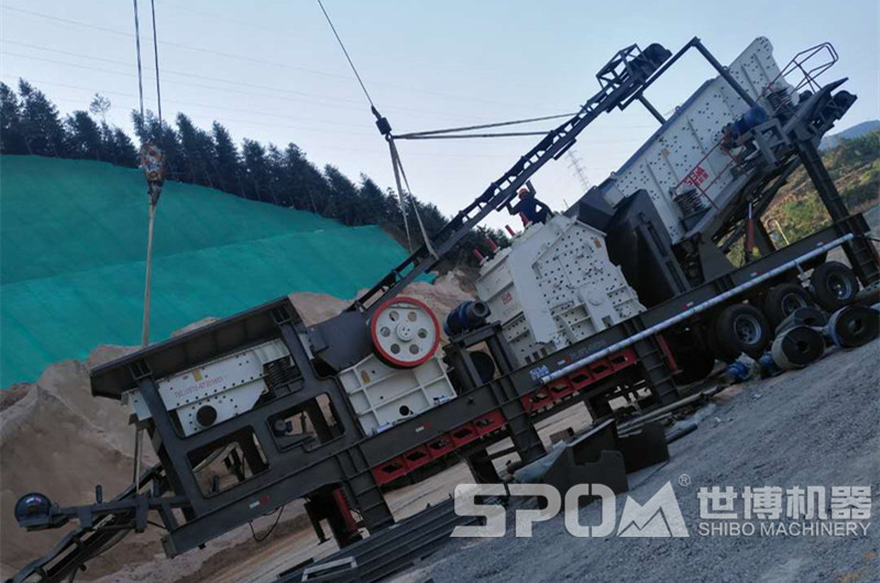 圖2，粗破破碎機(jī)配一臺二破反擊破