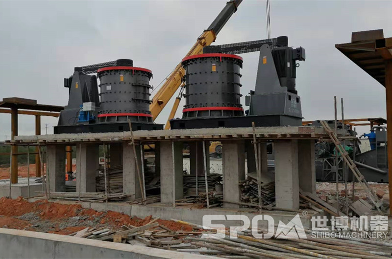 無篩底立軸制砂機(jī)現(xiàn)場(chǎng)圖