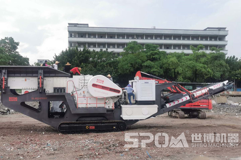 履帶式移動顎破石子機(jī)