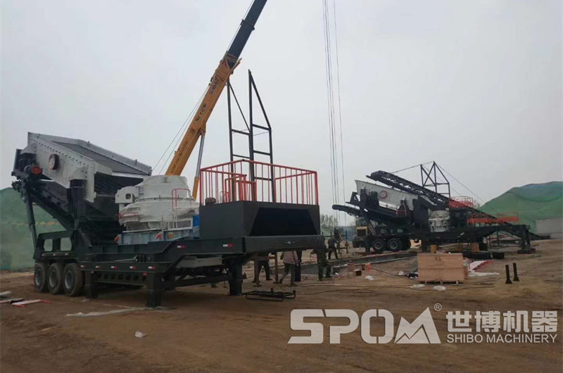 移動(dòng)磕鵝卵石破碎機(jī) 移動(dòng)機(jī)制砂生設(shè)備