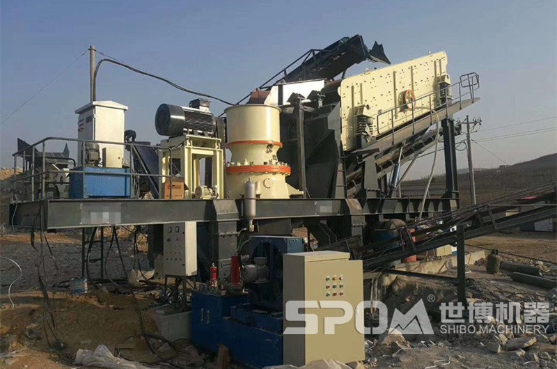 中細(xì)碎移動(dòng)碎石機(jī)，圓錐破移動(dòng)破碎站