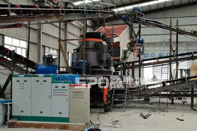 移動制砂設備室內生產，環(huán)保防塵