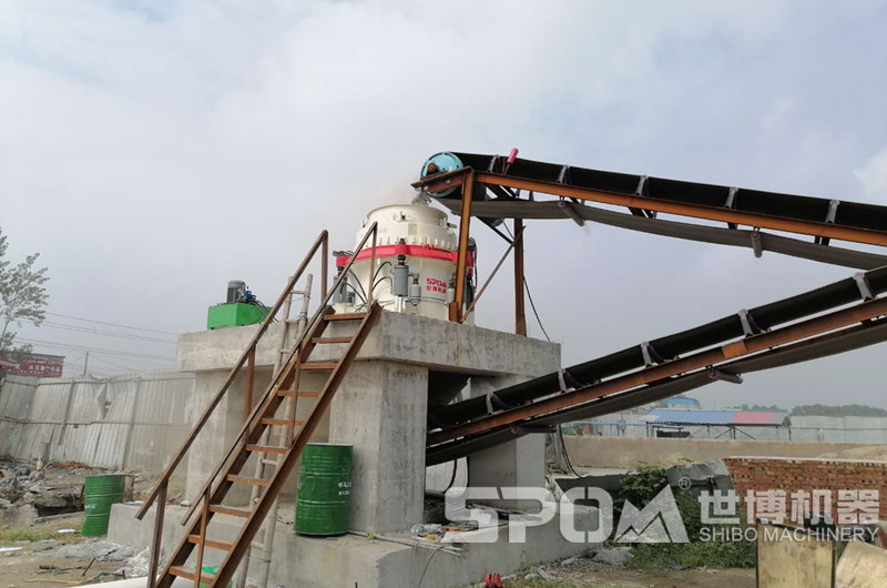 圓錐破碎機，砂石骨料中細碎破碎機