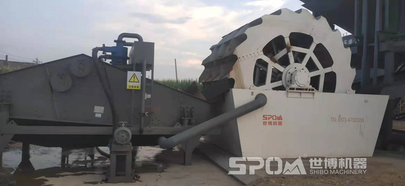 細(xì)砂回收機(jī)，一般搭配洗砂機(jī)使用